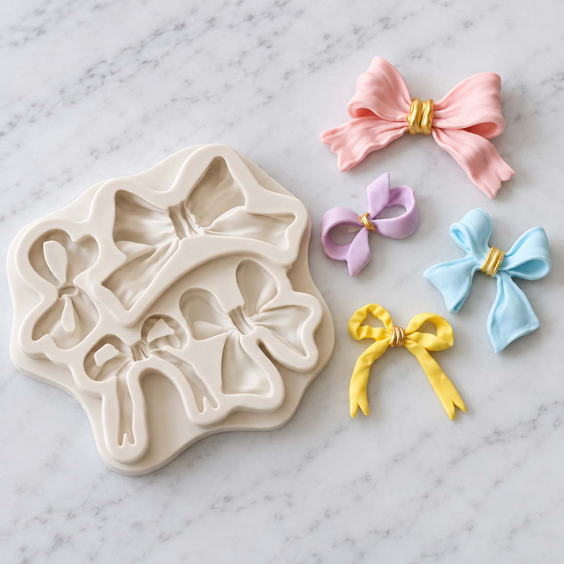 Bows &amp; Ribbons - Silicone Mold