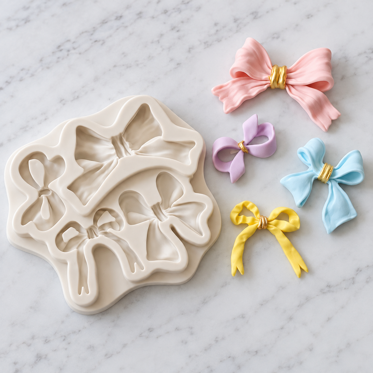 Bows &amp; Ribbons - Silicone Mold