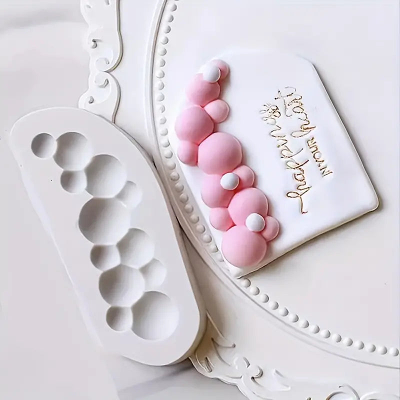 Bubbles Half Arch Silicone Mold