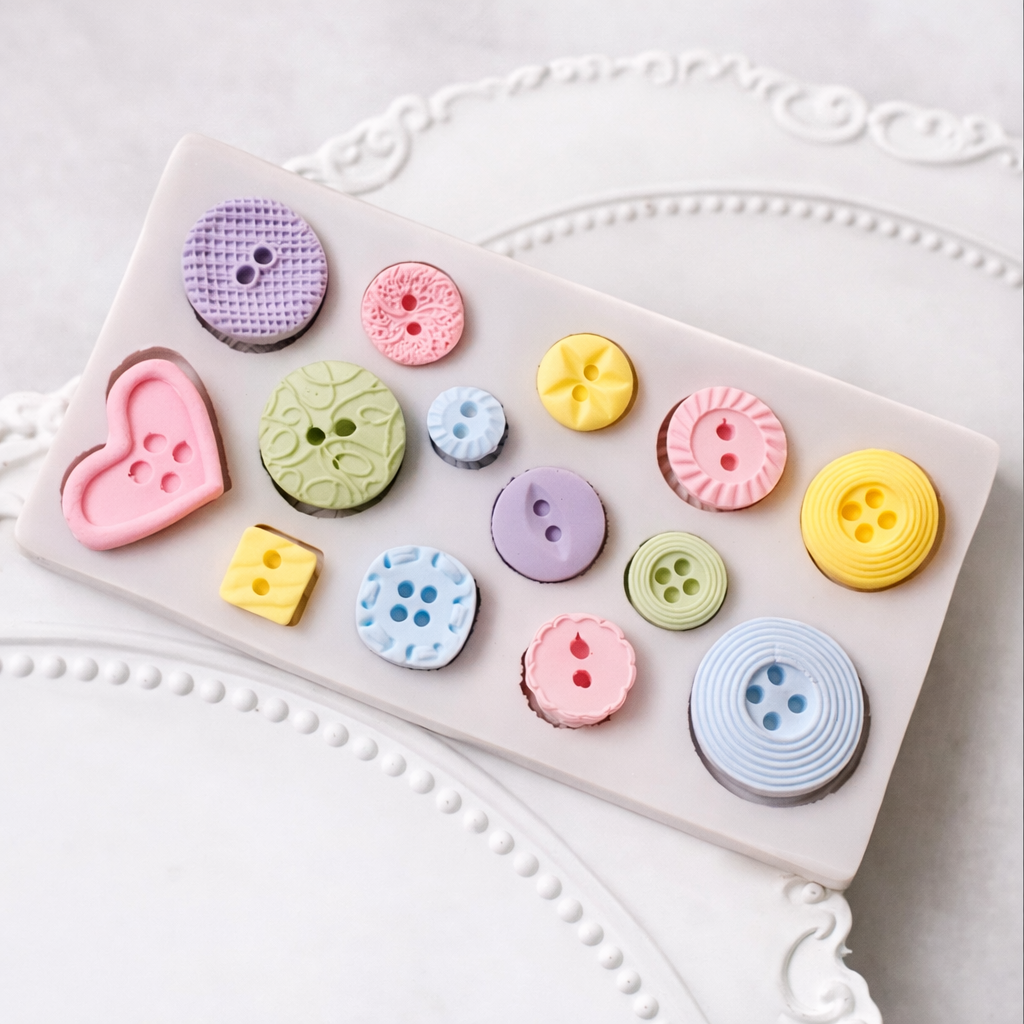 Buttons - Silicone Mold