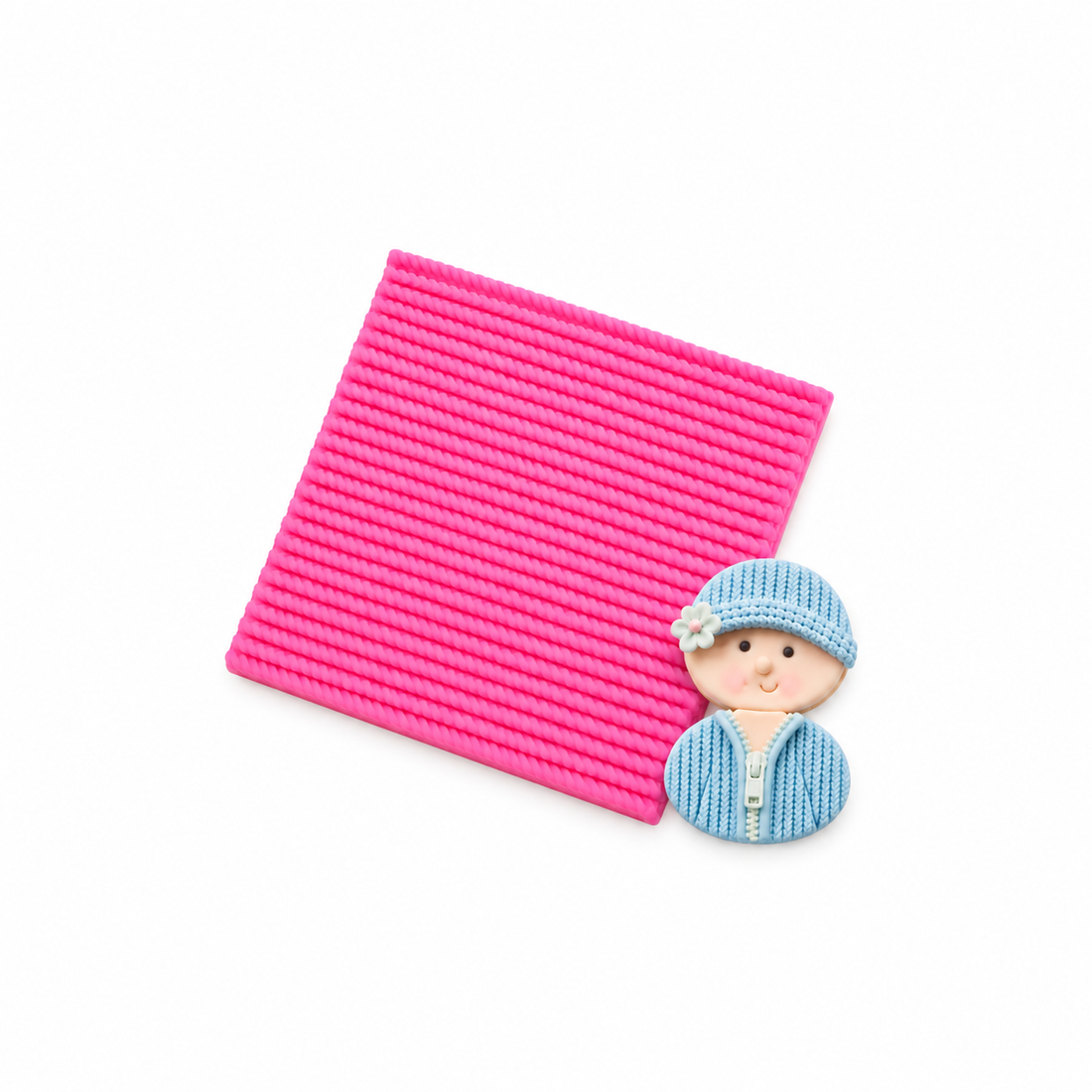 Cable Knit Pattern – Impression Silicone Mat