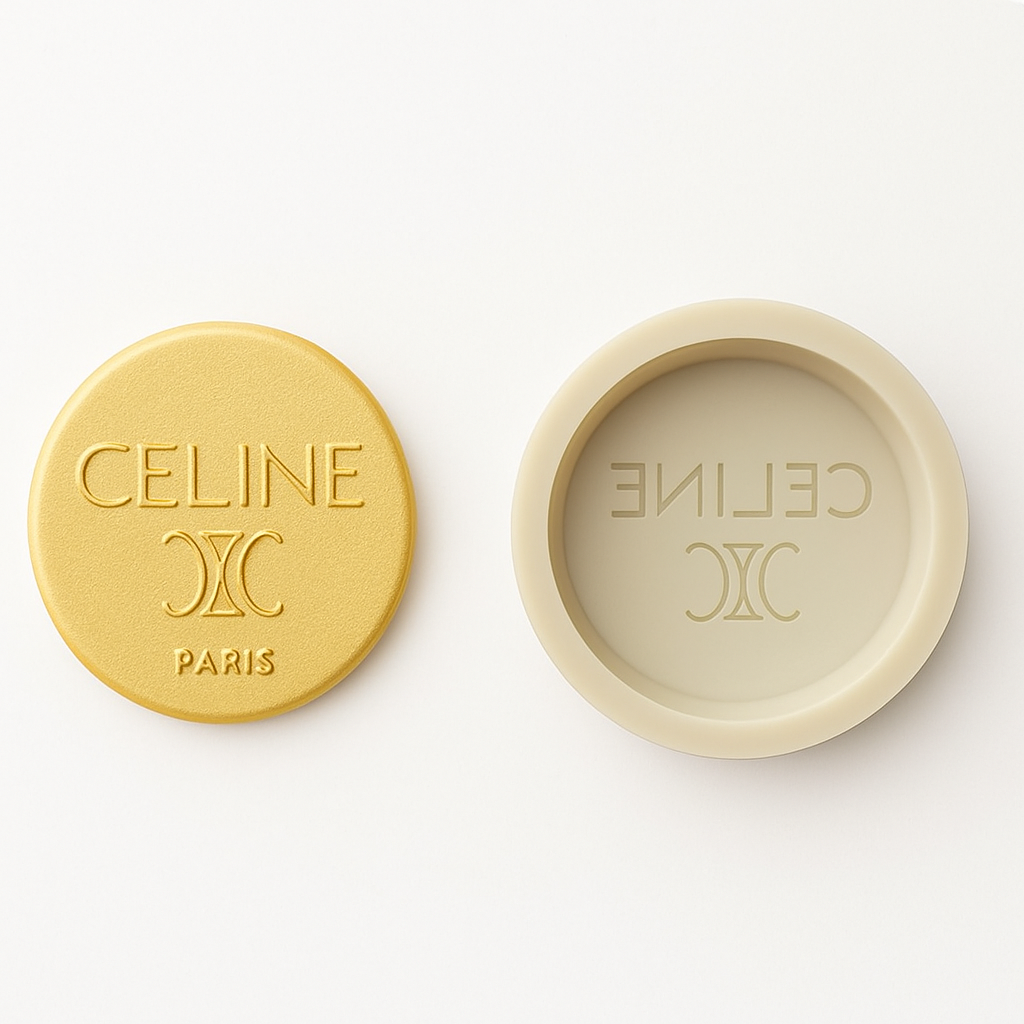 Celine Round Medal - Silicone Mold