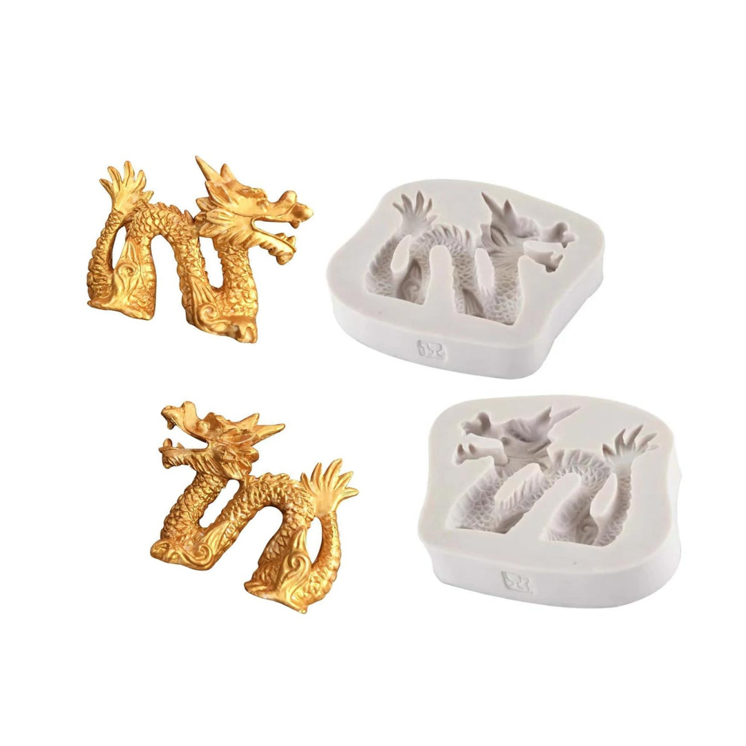 Chinese Dragon Silicone Mold 