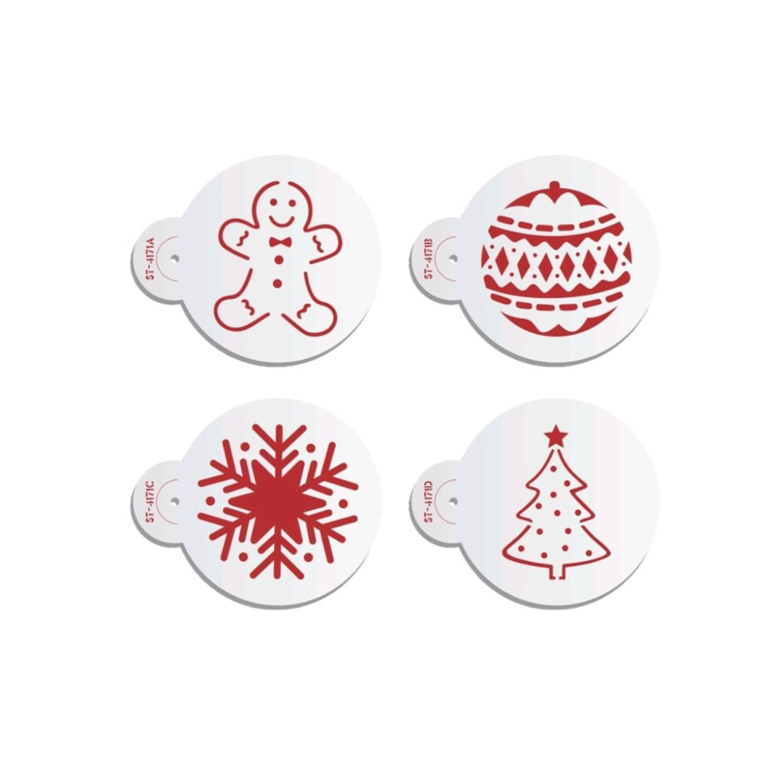 Christmas - Stencil 4-Pc. Set