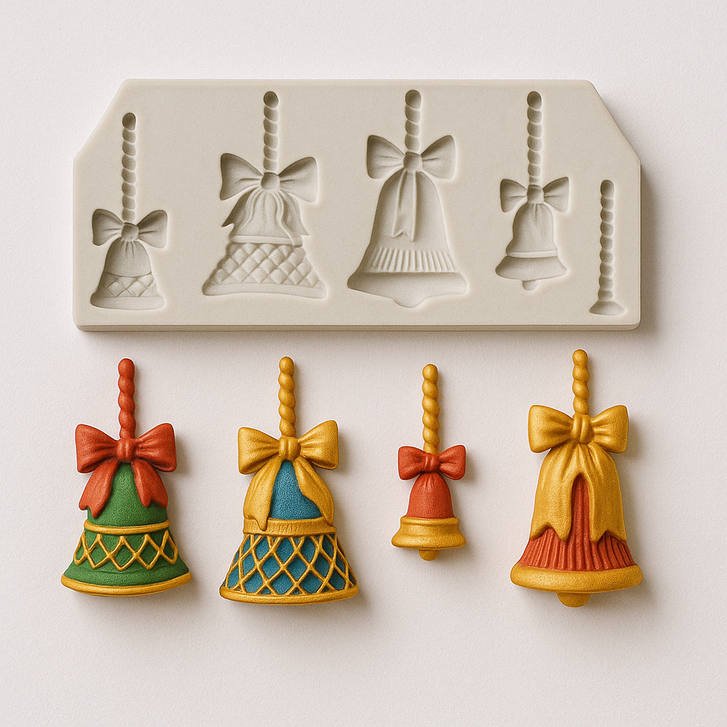 Christmas Jingle Bells - Silicone Mold