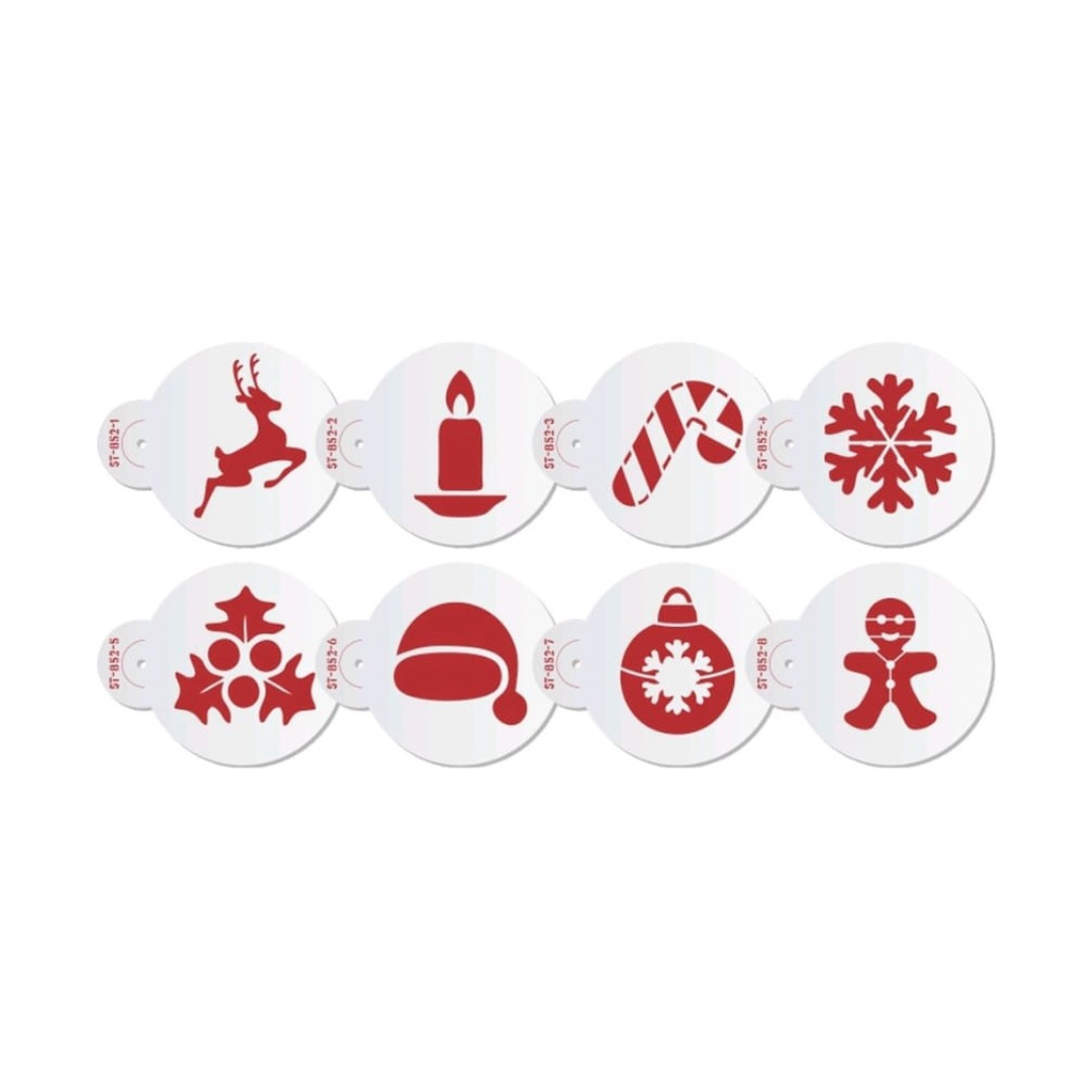 Christmas - Stencil 8-Pc. Set