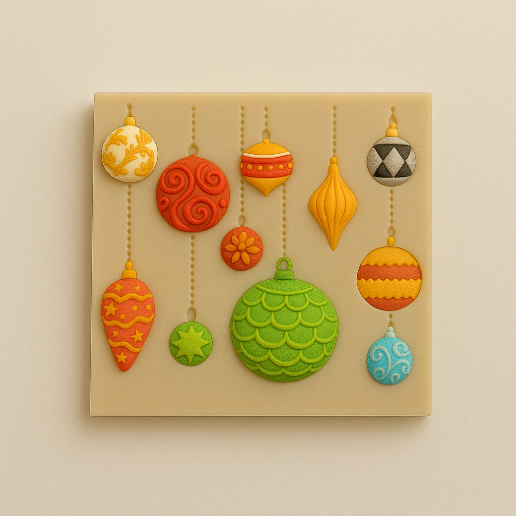 Christmas Ornaments - Silicone Mold