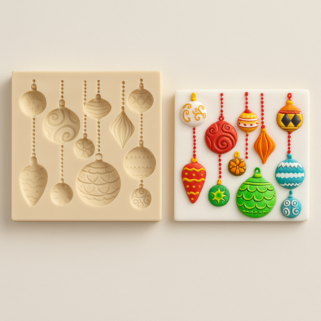 Christmas Ornaments - Silicone Mold