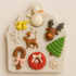 Christmas Tree, Deer, Bells, Wreath - Silicone Mold