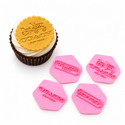 Coach Inspired Fondant Embosser Stamp