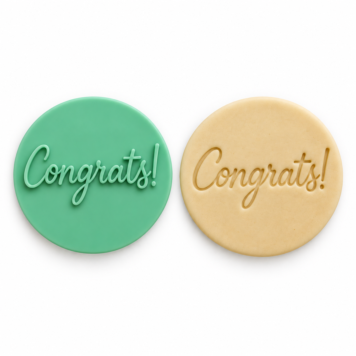 Congrats - Fondant Embosser Stamp