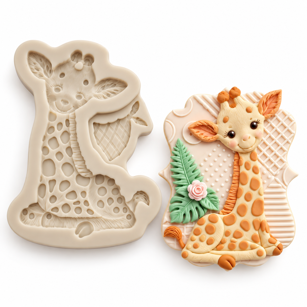 Cute Safari Giraffe – Silicone Mold