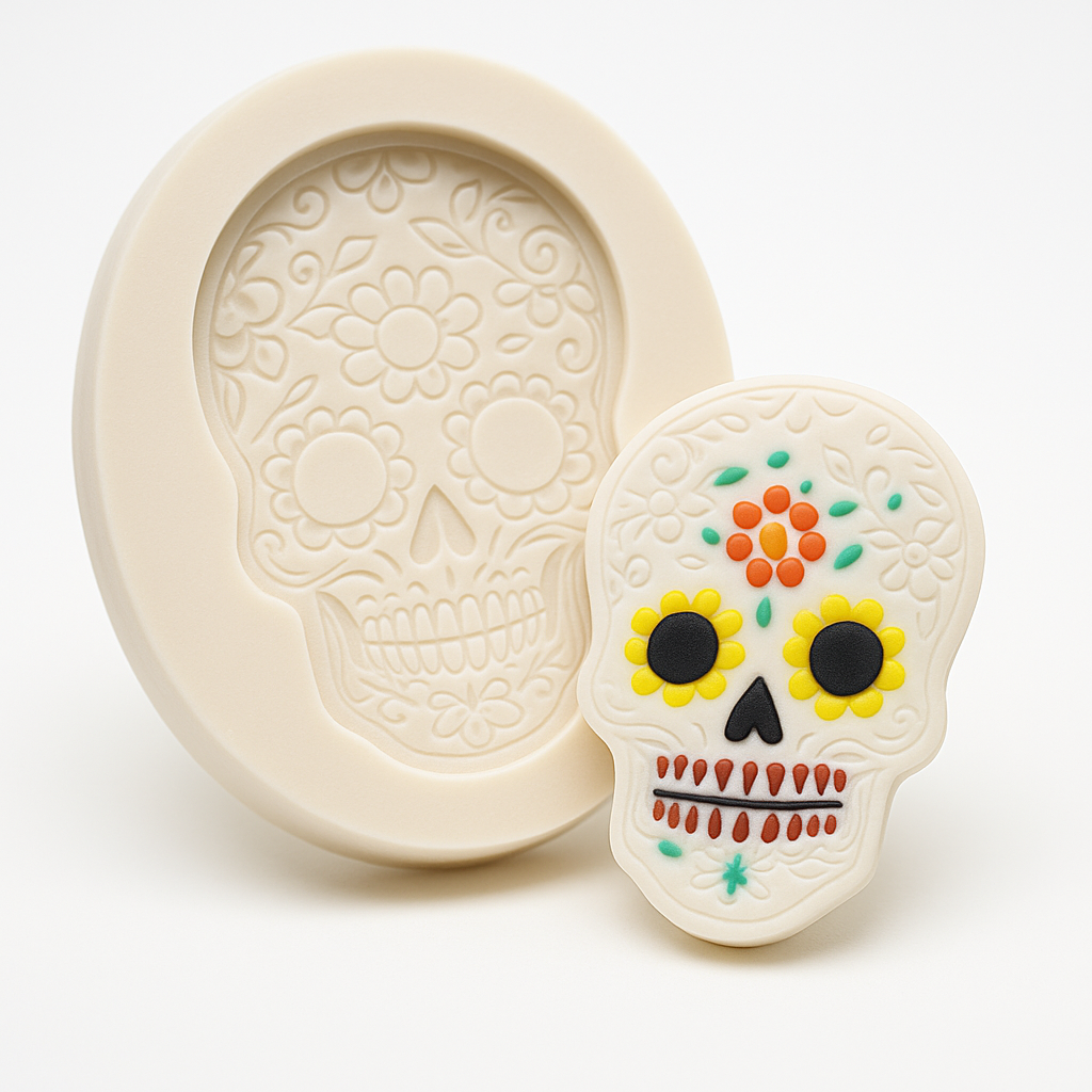 Day_Of_The_Dead_Skull_-_Silicone_Mold