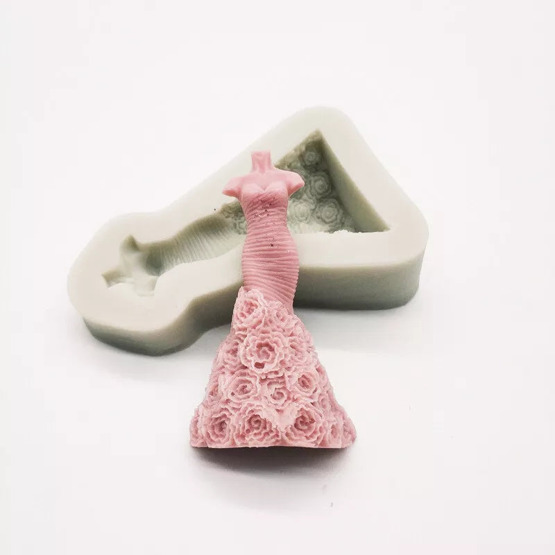 Dress Bride Mannequin Silicone Mold