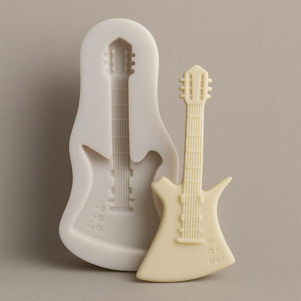 Electric Guitar Bass - Silicone Mold