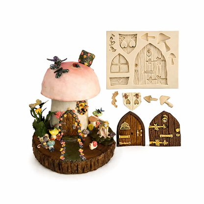 Fairy Door &amp; Windows - Silicone Mold