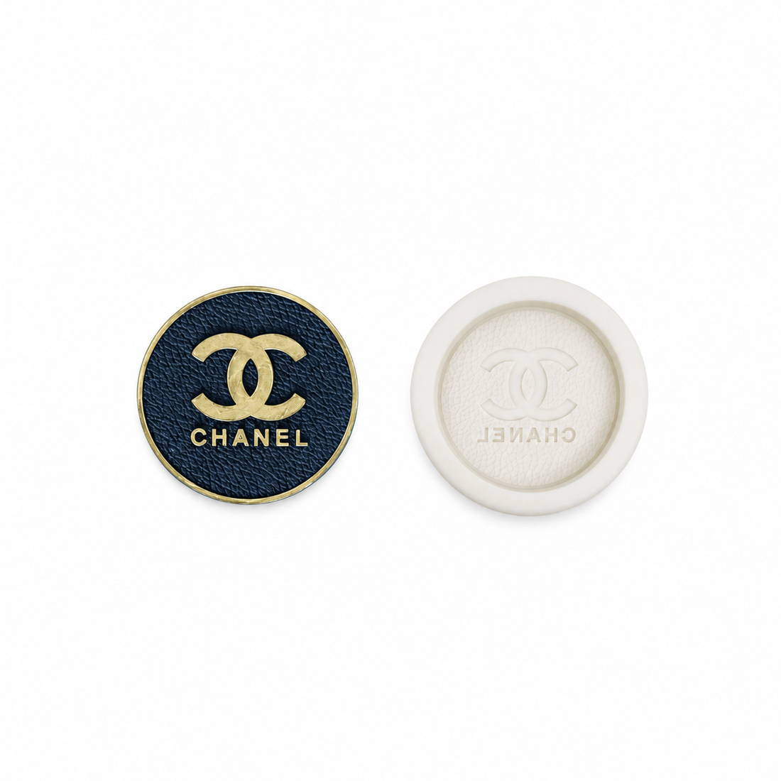 Fashion Round Medal Fondat Silicone Mold