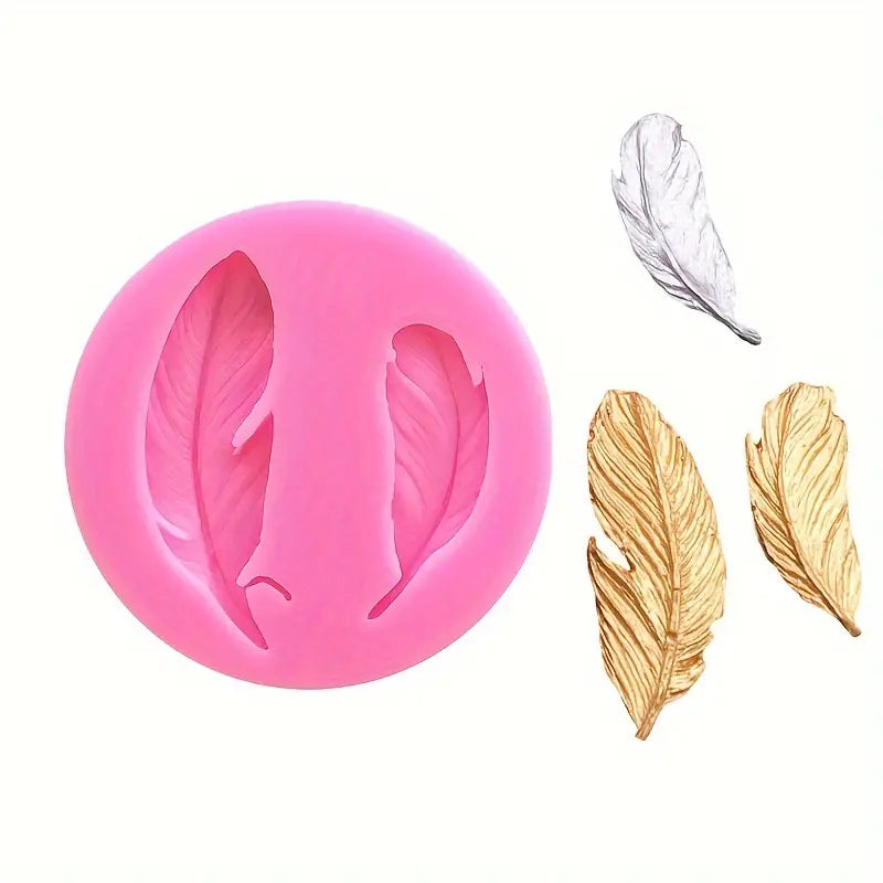 Feather Duo - Silicone Mold