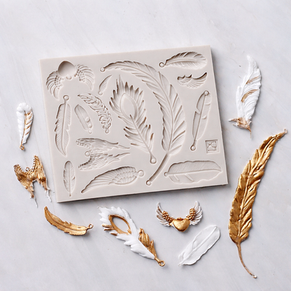 Feathers And Angel Wings - Silicone Mold