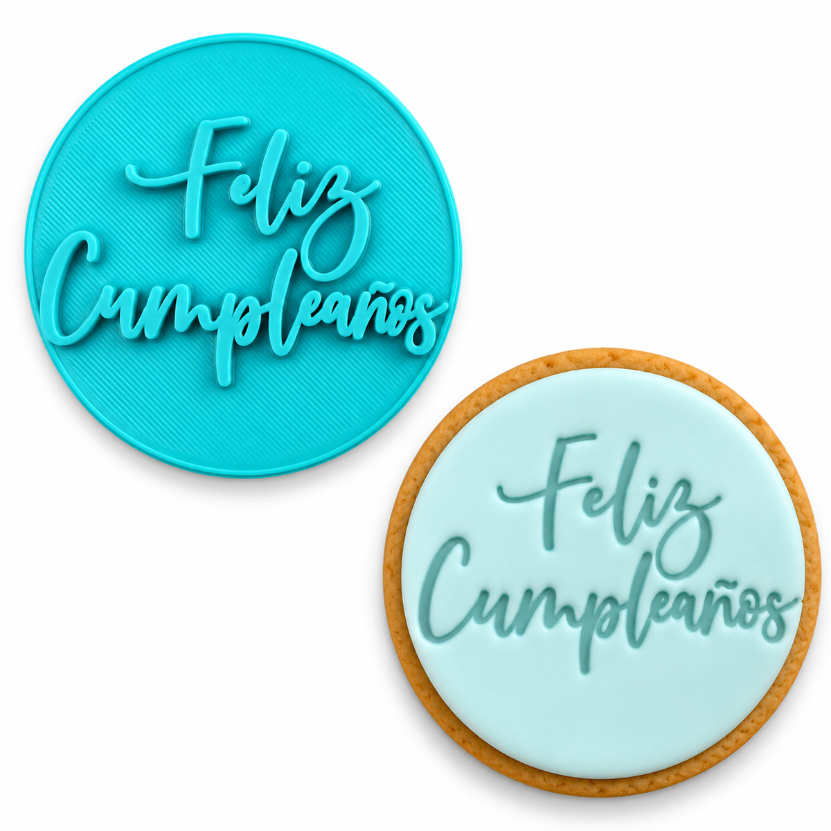 Feliz Cumpleaños - Fondant Embosser Stamp
