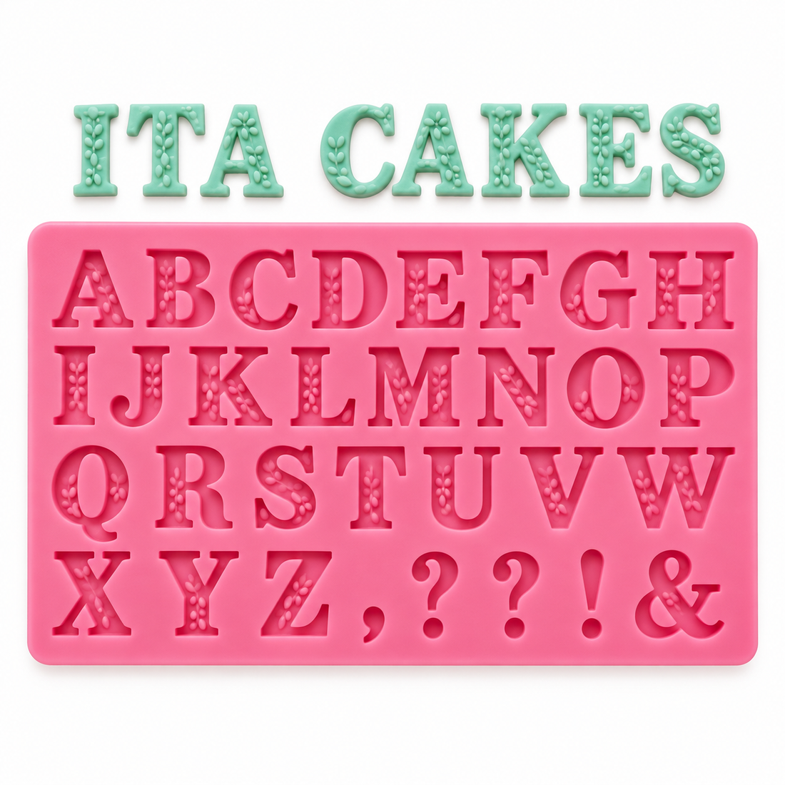 Filigree Letter Alphabet - Silicone Mold