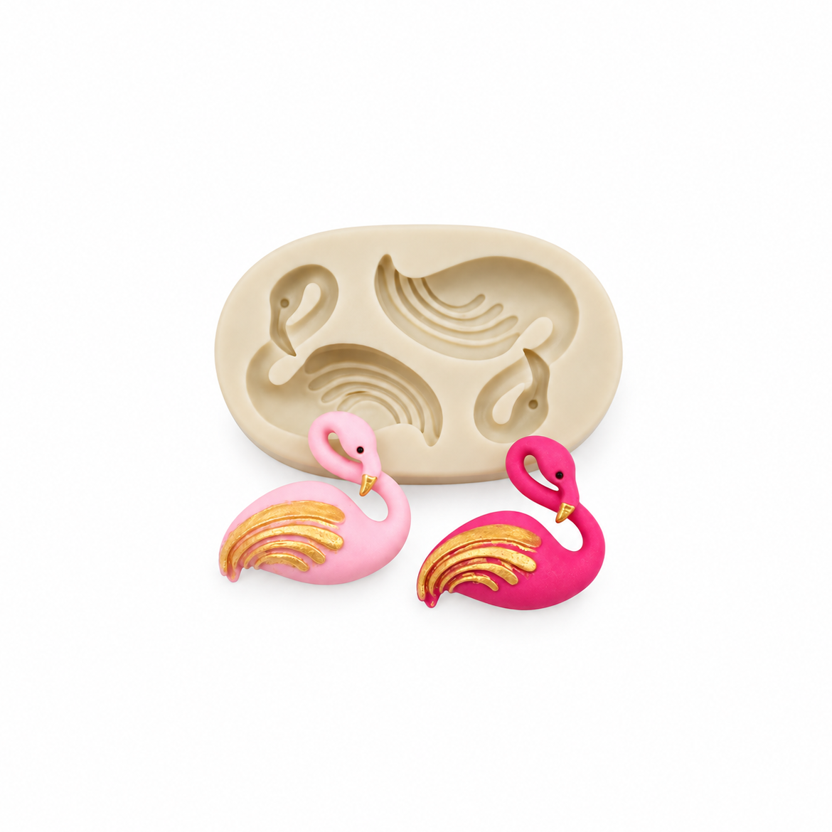 Flamingo Duo - Silicone Mold