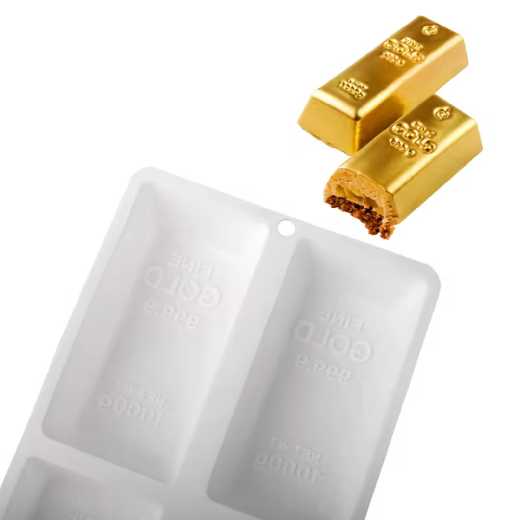 Gold Bar Brick - Chocolate Silicone Mold