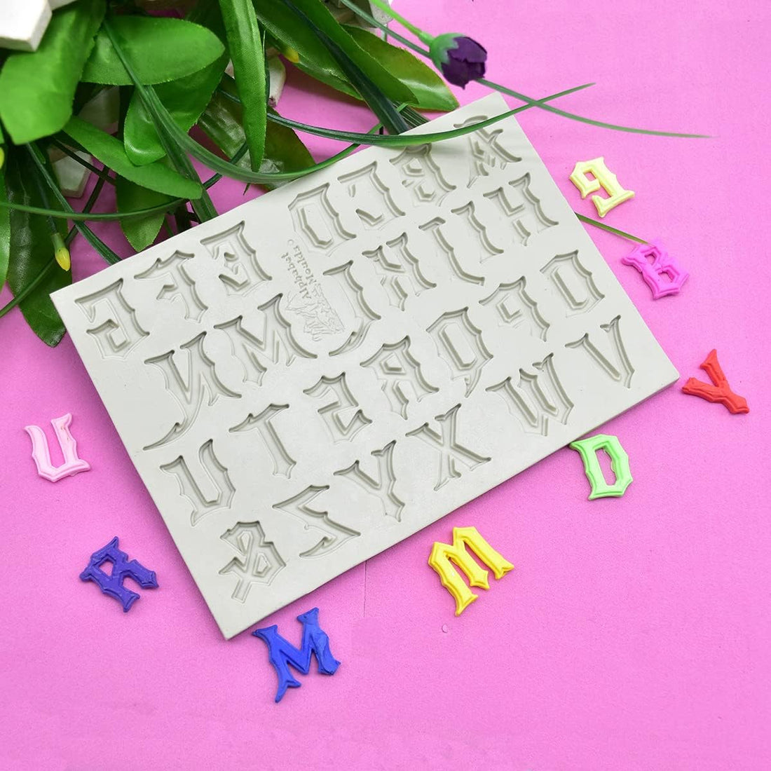 Gothic Alphabet Font - Silicone Mold