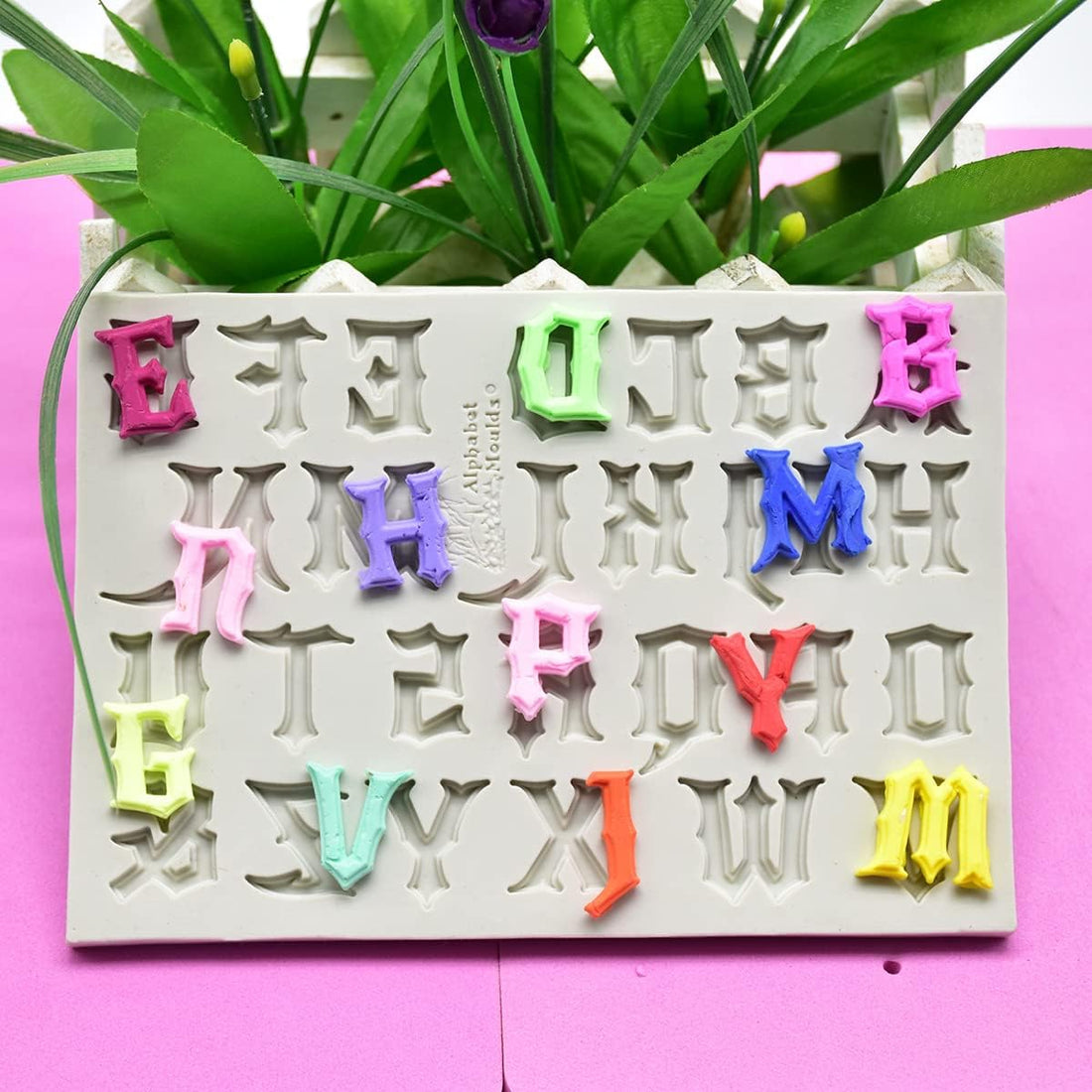 Gothic Alphabet Font - Silicone Mold