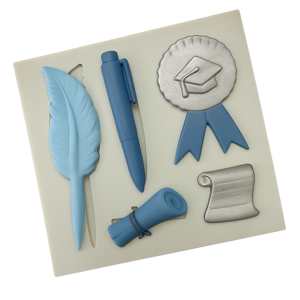 Graduation Theme - Silicone Mold
