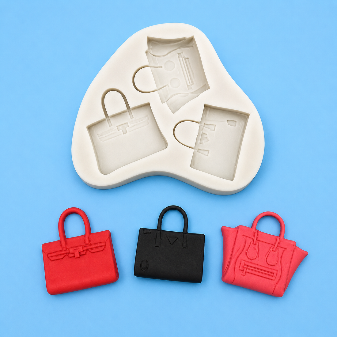Handbags Trio - Silicone Mold