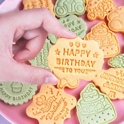 Happy Birthday - Cookie Cutter Stamp Collection