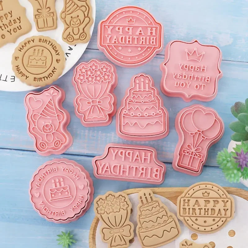 Happy Birthday - Cookie Cutter Stamp Collection