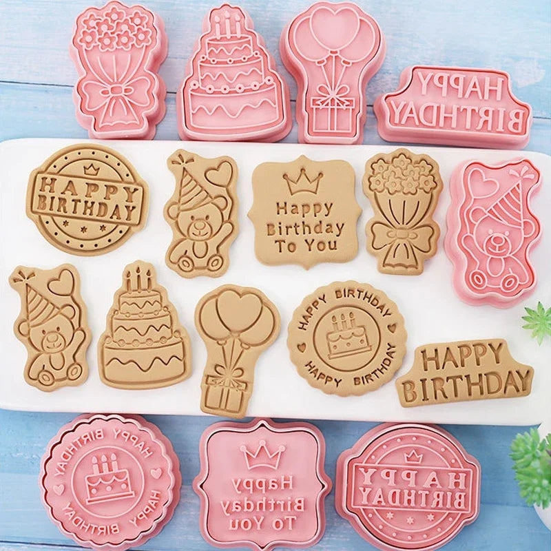 Happy Birthday - Cookie Cutter Stamp Collection