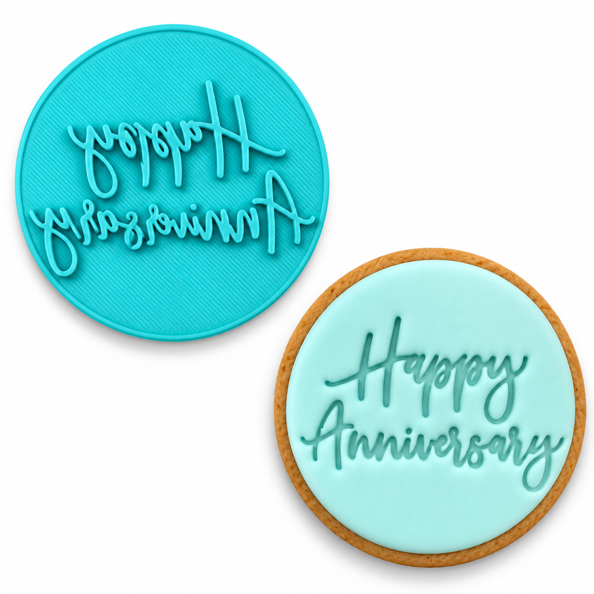 Happy Anniversary - Fondant Embosser Stamp