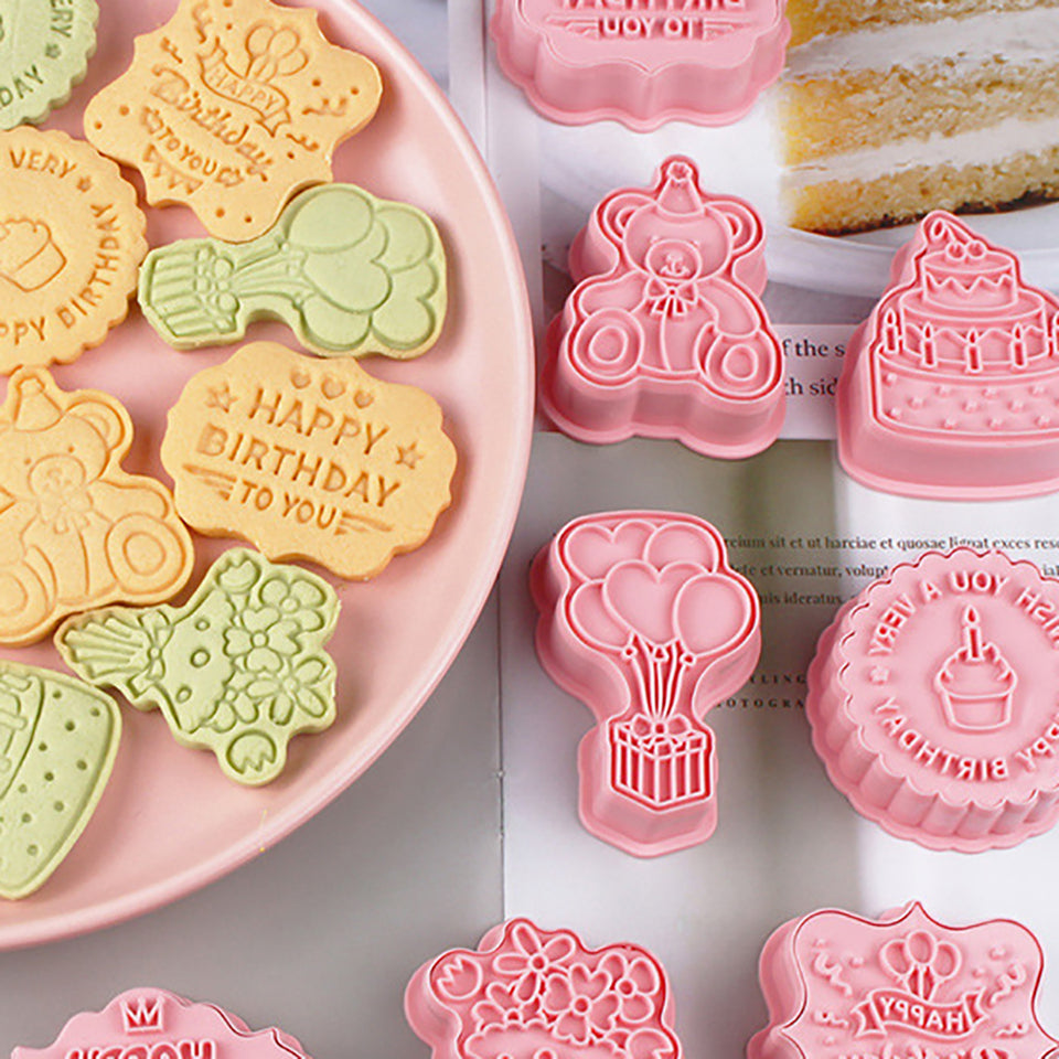 Happy Birthday - Cookie Cutter Stamp Collection