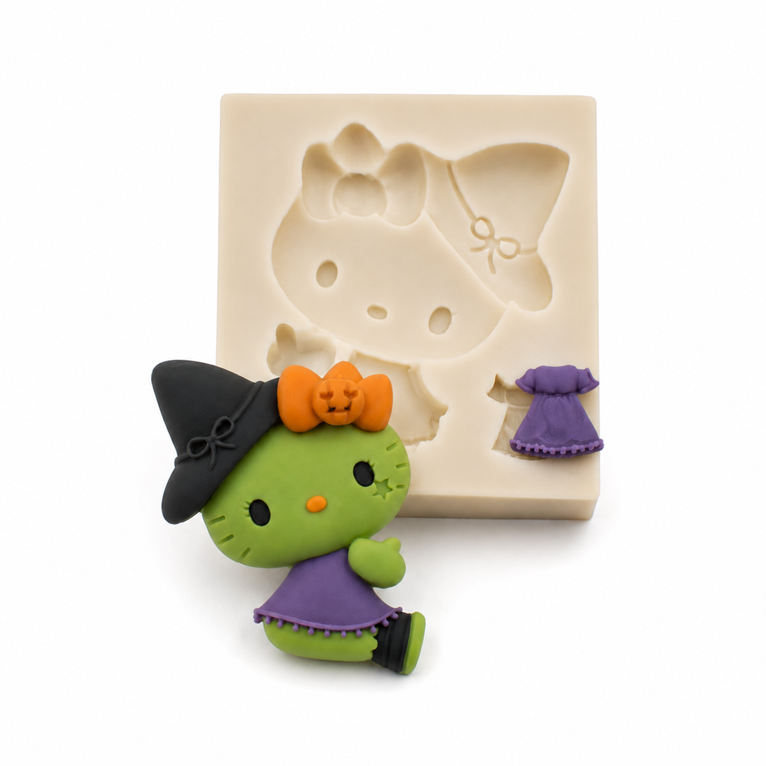 Hello Kitty Witch Hat - Silicone Mold