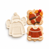 Holiday Knitted Sweater, Hat & Mittens Silicone Mold