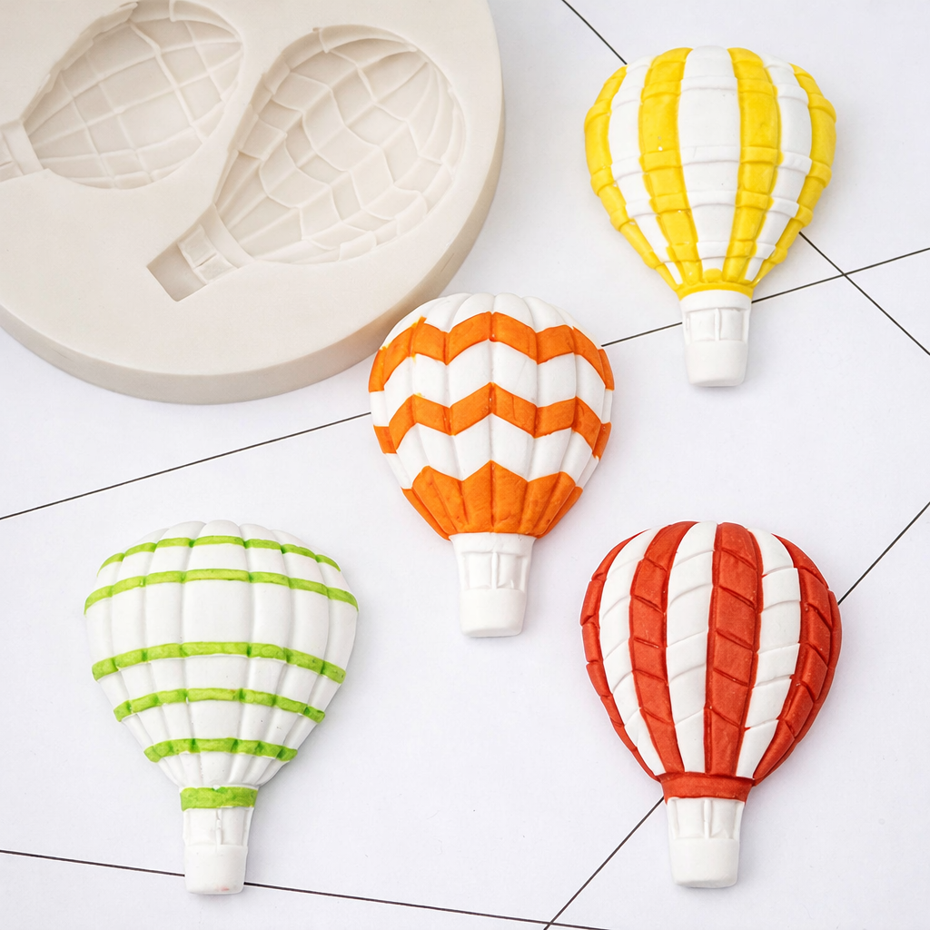 Hot Air Balloon Duo - Silicone Mold
