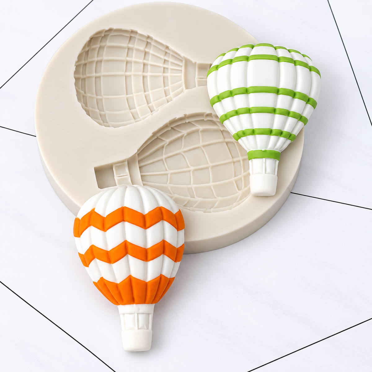 Hot Air Balloon Duo - Silicone Mold