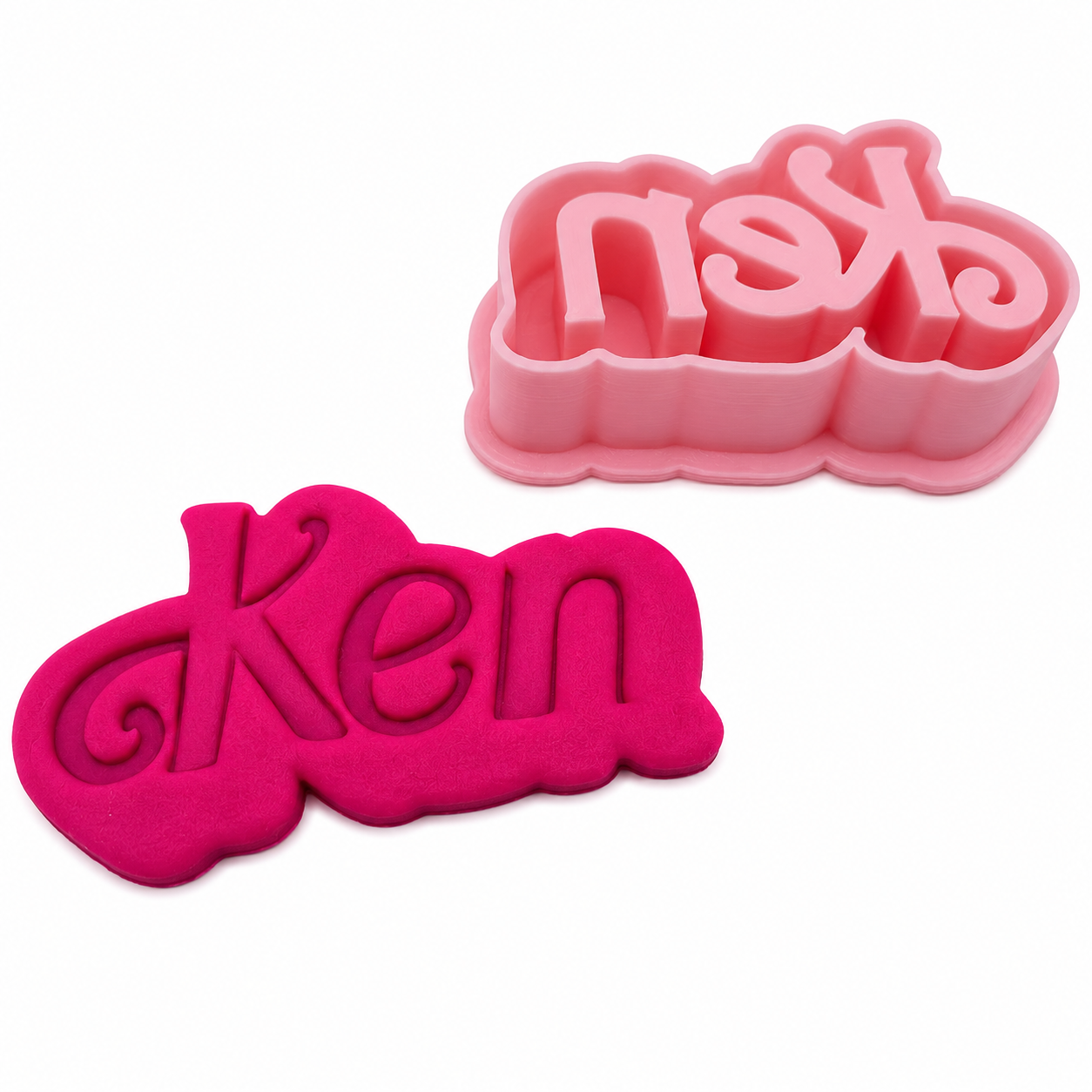Barbie Doll Logos - Cookie Cutter Stamp 2-Pc. Set