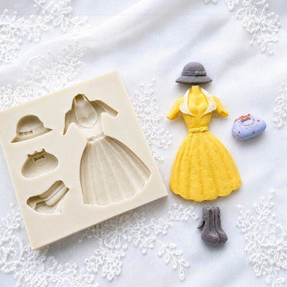 Lady Outfit - Silicone Mold