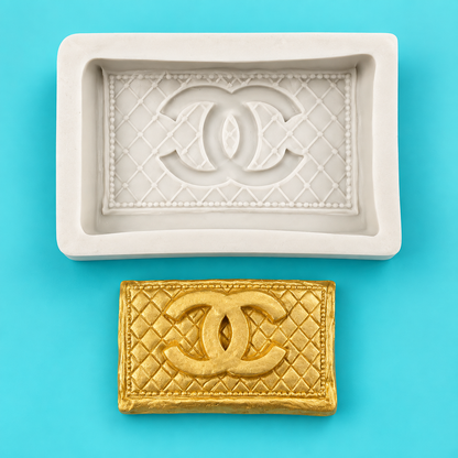 Fashion Flap Bag Silicone Mold
