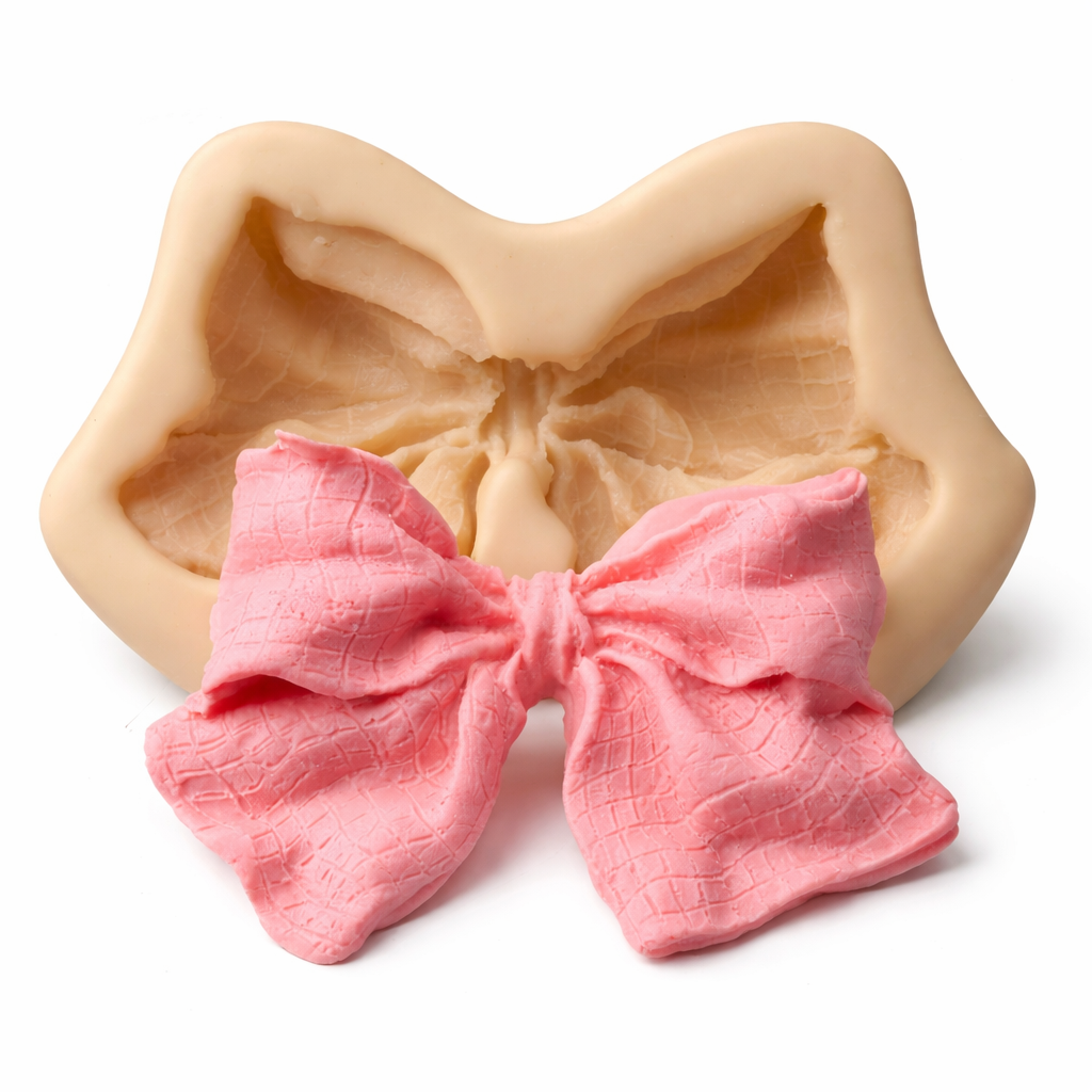 Large Textured Bow - Silicone Mold