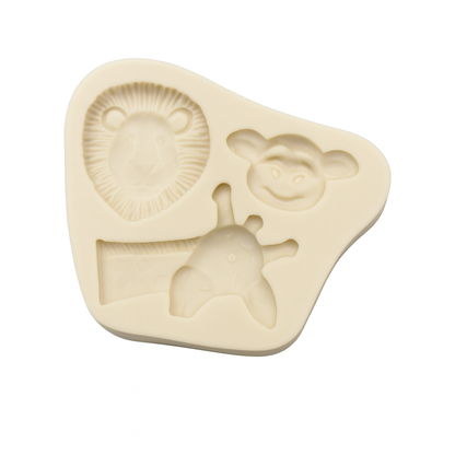 Lion, Giraffe &amp; Monkey - Silicone Mold