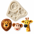 Lion, Monkey & Giraffe – Silicone Mold