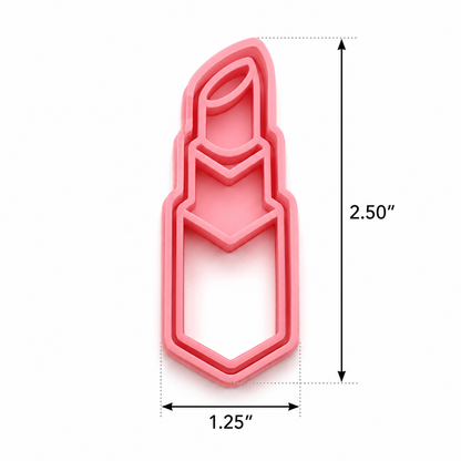 Lipstick - Cookie Cutter Stamp 2-Pc. Set