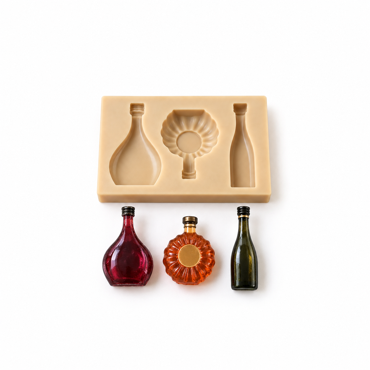 Liqueur Bottles - Silicone Mold