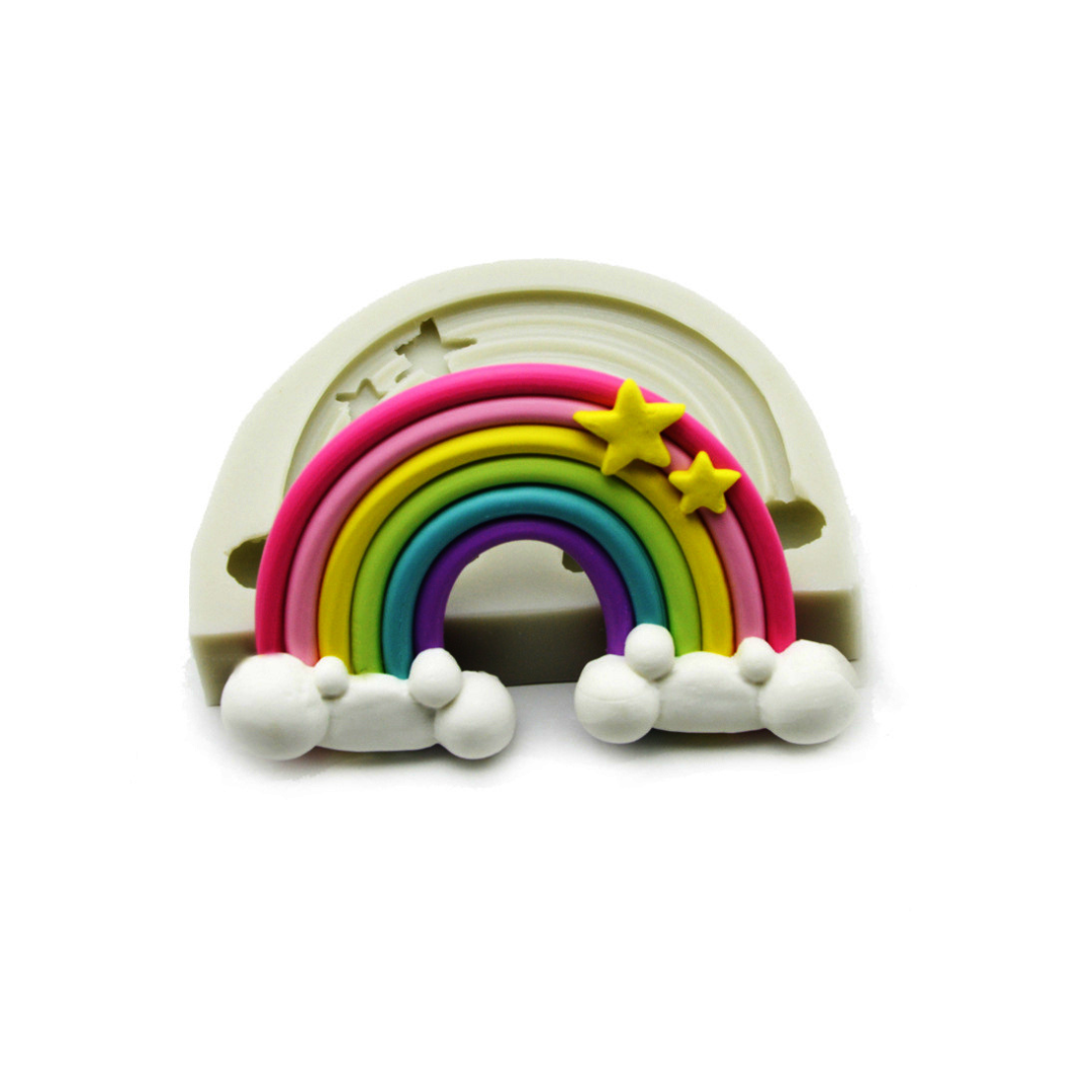 Medium Rainbow Clouds – Silicone Mold