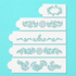 Mehndi Indian Henna Paisley Tiered Stencil Set